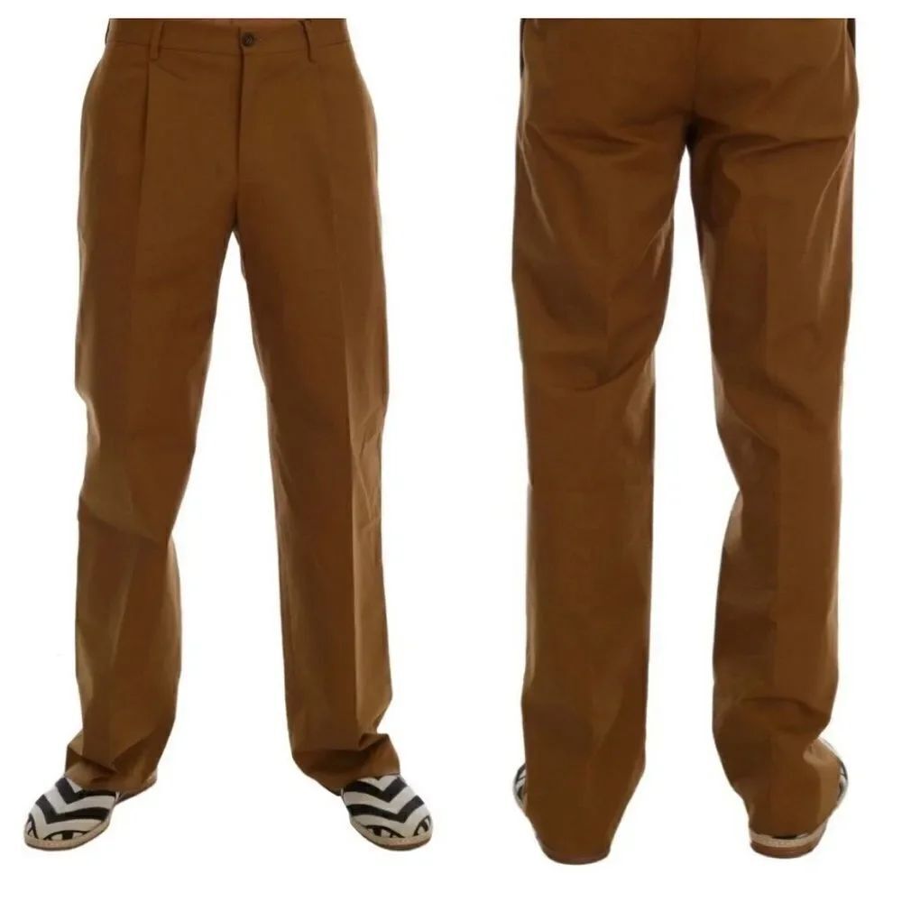 Dolce&Gabanna brown men pants New with imperfections